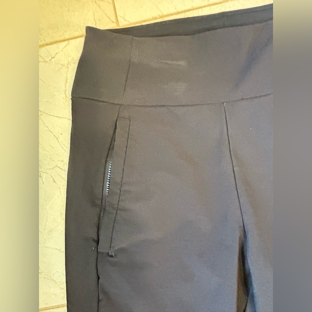 Athleta Headlands Hybrid Tight Black Hike Casual Travel Trek Tech Adventure Sz 2 - Picture 8 of 10